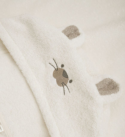 Pippi Babyhåndklæde - 70x120 cm - Egret