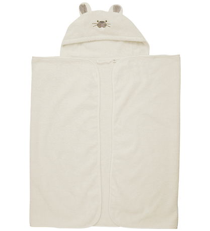 Pippi Babyhåndklæde - 70x120 cm - Egret