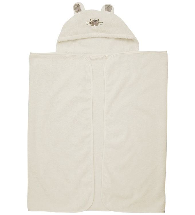 Pippi Babyhåndklæde – 70×120 cm – Egret
