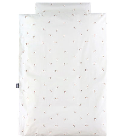 Nørgaard Madsens Sengetøj - Baby - Off White m. Mauve Blomster Nørgaard Madsens Sengetøj - Baby - Off White m. Mauve Blomster