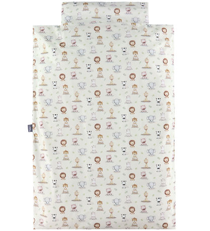 Nørgaard Madsens Sengetøj - Baby - Natur m. Søde Babydyr