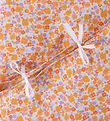 Nørgaard Madsens Sengetøj - Baby - Blomsterflor i Orange/Lilla