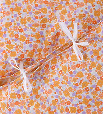 Nørgaard Madsens Sengetøj - Junior - Blomsterflor i Orange/Lilla