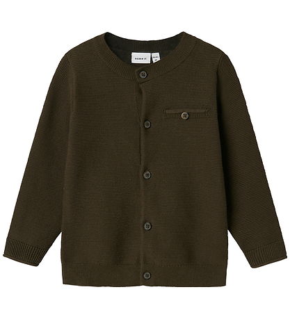 Name It Cardigan - Strik - NmmLuther - Turkish Coffee Name It Cardigan - Strik - NmmLuther - Turkish Coffee