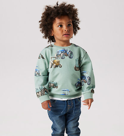 Name It Sweatshirt - NmmLudvig - Jadeite Name It Sweatshirt - NmmLudvig - Jadeite