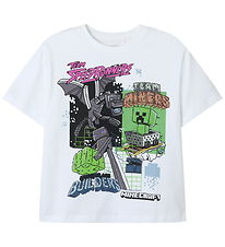 Name It T-shirt - Noos - NkmJahi Minecraft - Bright White Name It T-shirt - Noos - NkmJahi Minecraft - Bright White