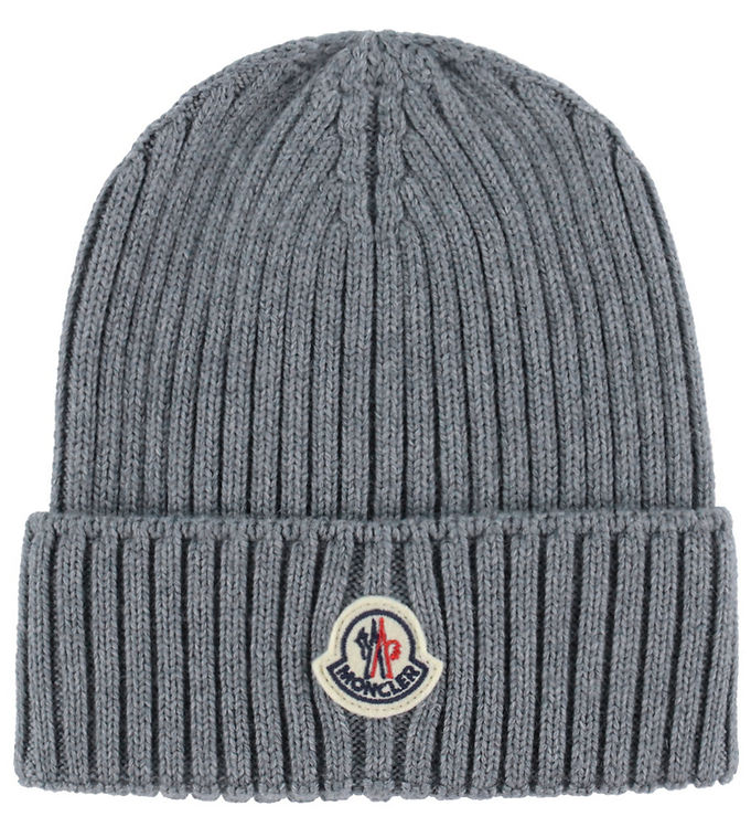Moncler Hue - Uld - Gråmeleret
