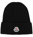 Moncler Hue - Strik - Uld - Sort Moncler Hue - Strik - Uld - Sort