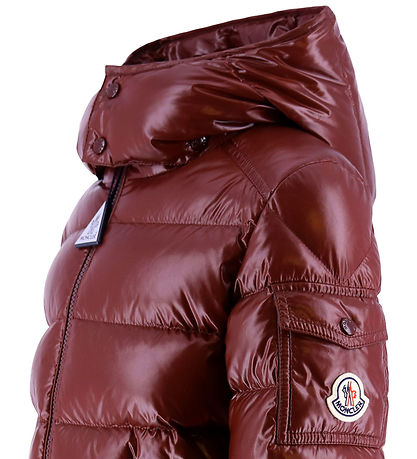 Moncler Dunjakke - Maya - Mørkerød