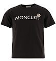 Moncler T-shirt - Sort m. Logo Moncler T-shirt - Sort m. Logo