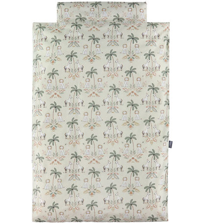 Nørgaard Madsens Sengetøj - Junior - Natur m. Palmer/Løver/Zebra Nørgaard Madsens Sengetøj - Junior - Natur m. Palmer/Løver/Zebra