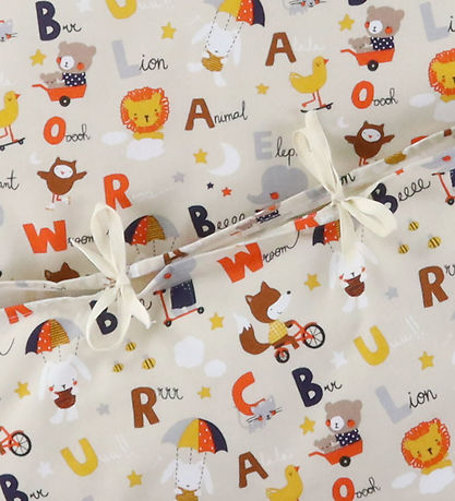 Nørgaard Madsens Sengetøj - Junior - Beige m. Alfabet