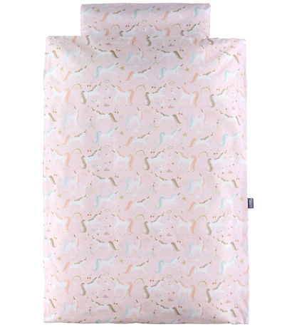 Nørgaard Madsens Sengetøj - Junior - Rosa m. Enhjørninger Nørgaard Madsens Sengetøj - Junior - Rosa m. Enhjørninger