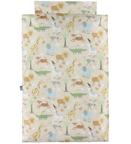 Nørgaard Madsens Bedding - Adult - Natural w. Zoo Animals