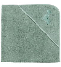 Nørgaard Madsens Babyhåndklæde - 100x100 cm - Grøn m. Dinosaur Nørgaard Madsens Babyhåndklæde - 100x100 cm - Grøn m. Dinosaur