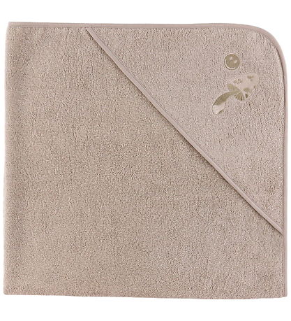 Nørgaard Madsens Babyhandtuch - 100x100 cm - Sand m. Schwamm