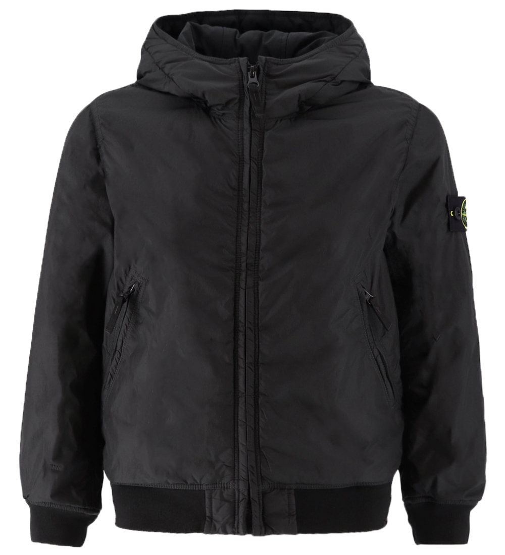 Stone Island Steppjacke - Schwarz - Stone Island - 8 Jahre (128) - Daunenjacken