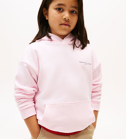 Tommy Hilfiger Hættetrøje - Mini Corp - Light Pink Tommy Hilfiger Hættetrøje - Mini Corp - Light Pink