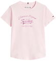 Tommy Hilfiger T-shirt - Tommy Script - Light Pink Tommy Hilfiger T-shirt - Tommy Script - Light Pink