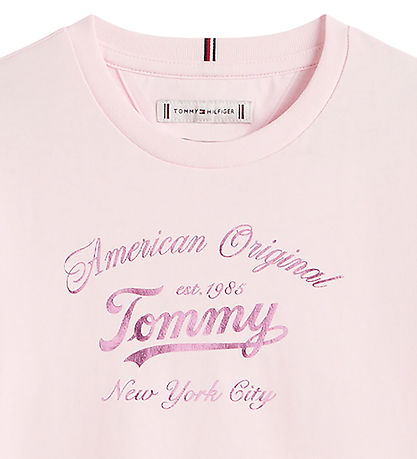 Tommy Hilfiger T-Shirt - Tommy Schriftzug - Light Pink
