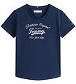 Tommy Hilfiger T-shirt - Tommy Script - Dark Night Navy Tommy Hilfiger T-shirt - Tommy Script - Dark Night Navy