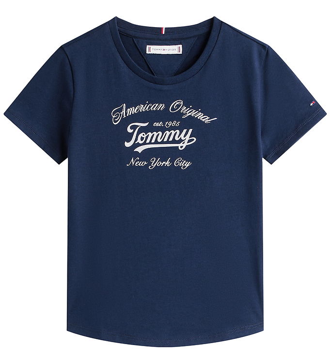 Tommy Hilfiger T-shirt - Tommy Script - Dark Night Navy