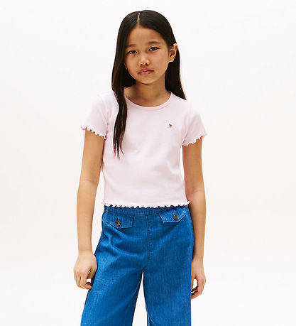 Tommy Hilfiger T-shirt - Rib - Light Pink