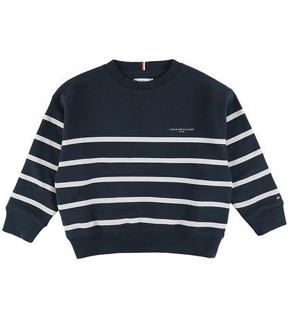 Tommy Hilfiger Peysa - Mini Fyrirtæki - Dark Nótt Dökkblátt Stri