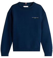 Tommy Hilfiger Sweatshirt - Mini Corp - Dark Night Navy Tommy Hilfiger Sweatshirt - Mini Corp - Dark Night Navy