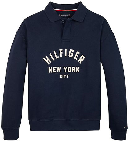 Tommy Hilfiger Polobluse - Graphic - Dark Night Navy Tommy Hilfiger Polobluse - Graphic - Dark Night Navy