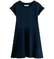 Tommy Hilfiger Kjole - Spacer Interlock - Dark Night Navy Tommy Hilfiger Kjole - Spacer Interlock - Dark Night Navy