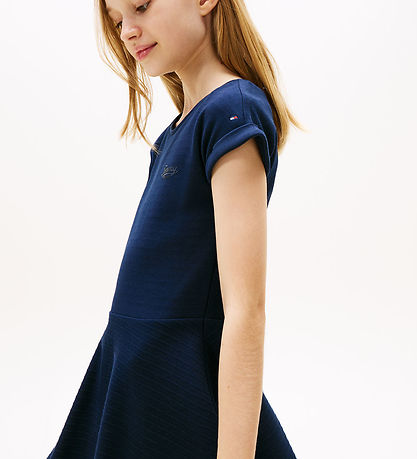 Tommy Hilfiger Kleid - Abstandshalterverriegelung - Dark Nacht N