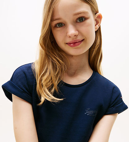 Tommy Hilfiger Kleid - Abstandshalterverriegelung - Dark Nacht N