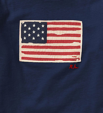 Polo Ralph Lauren T-shirt - Navy m. Flag Polo Ralph Lauren T-shirt - Navy m. Flag