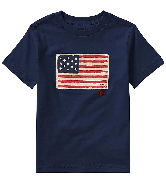 T-shirts m. korte ærmer Polo Ralph Lauren SS FLAG TEE