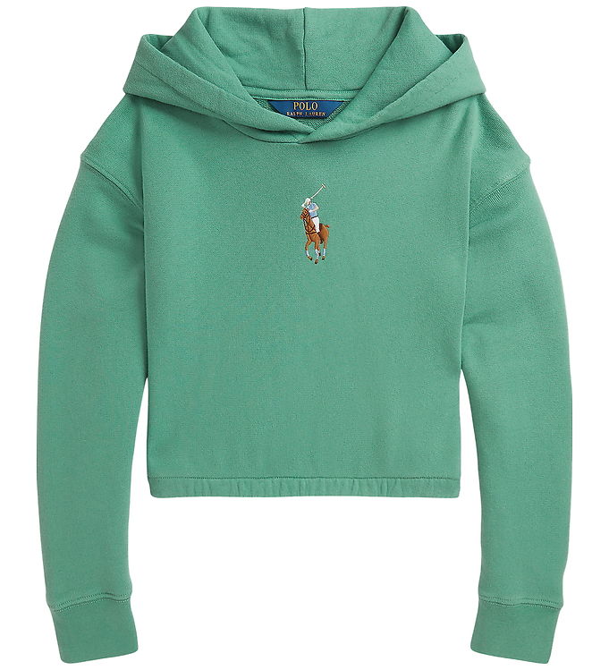 Polo Ralph Lauren Hættetrøje - Cropped - Grøn