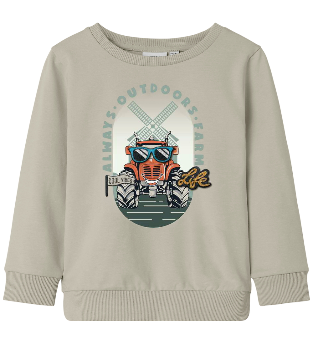 Name It Sweatshirt - NmmLen - Peyote - Name It - 4 Jahre (104) - Sweatshirts