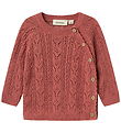 Lil' Atelier Bluse - Strik - NbfKajsa - Withered Rose Lil' Atelier Bluse - Strik - NbfKajsa - Withered Rose