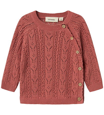 Lil' Atelier Bluse - Strik - NbfKajsa - Withered Rose Lil' Atelier Bluse - Strik - NbfKajsa - Withered Rose