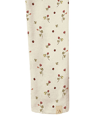 Lil' Aterlier Leggings - Rib - NmfLavo - Turtledove/Clover Lil' Aterlier Leggings - Rib - NmfLavo - Turtledove/Clover
