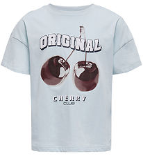 Kids Only T-shirt - KogCarrie - Ballad Blue/Original Kids Only T-shirt - KogCarrie - Ballad Blue/Original