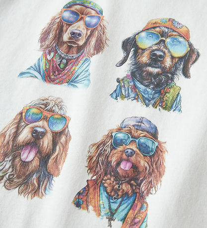 Name It T-shirt - NmmVoto - Bright White/4 Dogs Name It T-shirt - NmmVoto - Bright White/4 Dogs