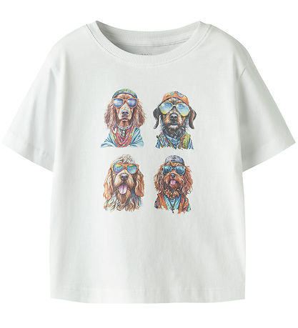 Name It T-shirt - NmmVoto - Bright White/4 Dogs Name It T-shirt - NmmVoto - Bright White/4 Dogs