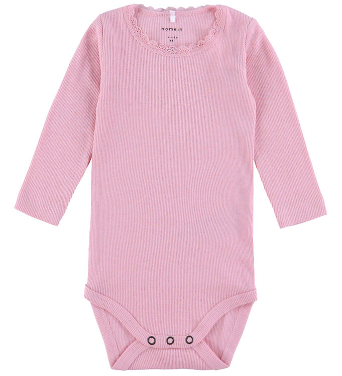 Name It Body Sweet Dreams Melange Med Blondekant - Str. 1m 56cm