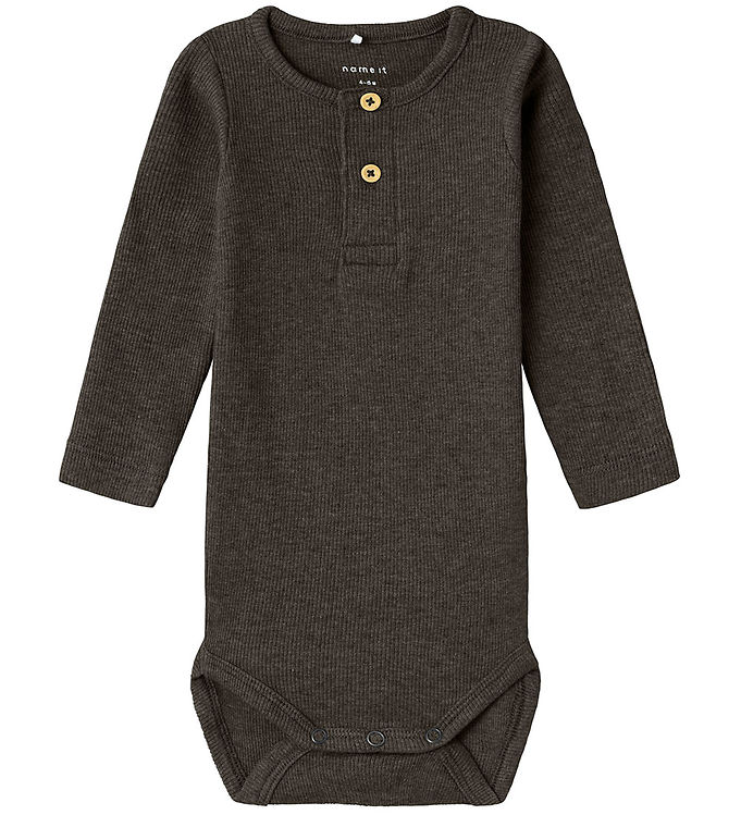 Name It Body l/æ - Rib - NbmKab - Delicioso/Melange billede