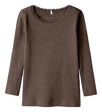 Name It Bluse - Noos - Rib - NmfKab - Delicioso Melange Name It Bluse - Noos - Rib - NmfKab - Delicioso Melange