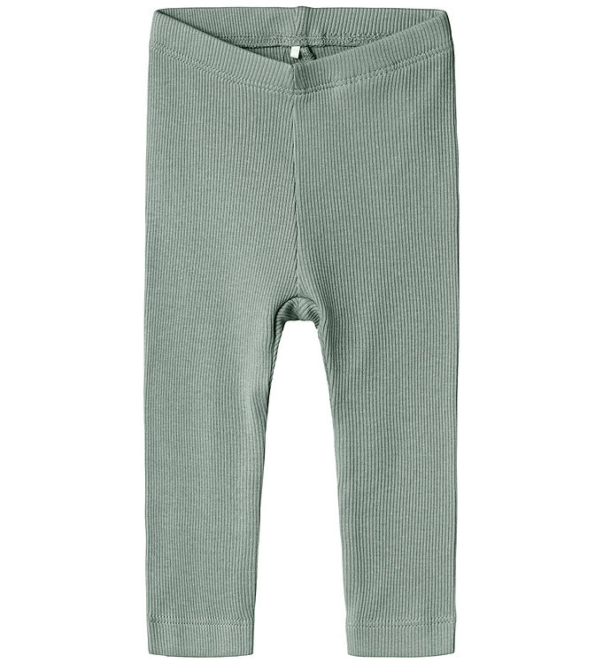 Name It Leggings - Noos - Rib - NbnKab - Slate Gray billede