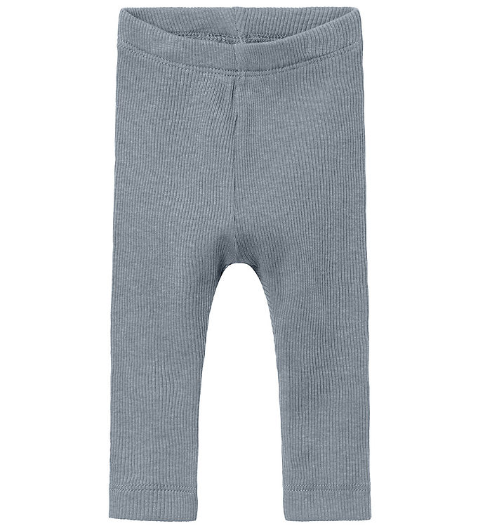 Name It Leggings - Noos - Rib - NbnKab - Tradewinds