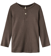 Name It Bluse - Noos - Rib - NmmKab - Delicioso Melange Name It Bluse - Noos - Rib - NmmKab - Delicioso Melange