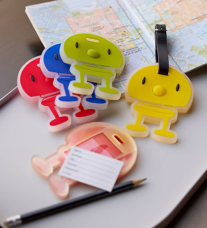 Hoptimist Kuffertmærke - Rød